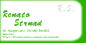renato strnad business card